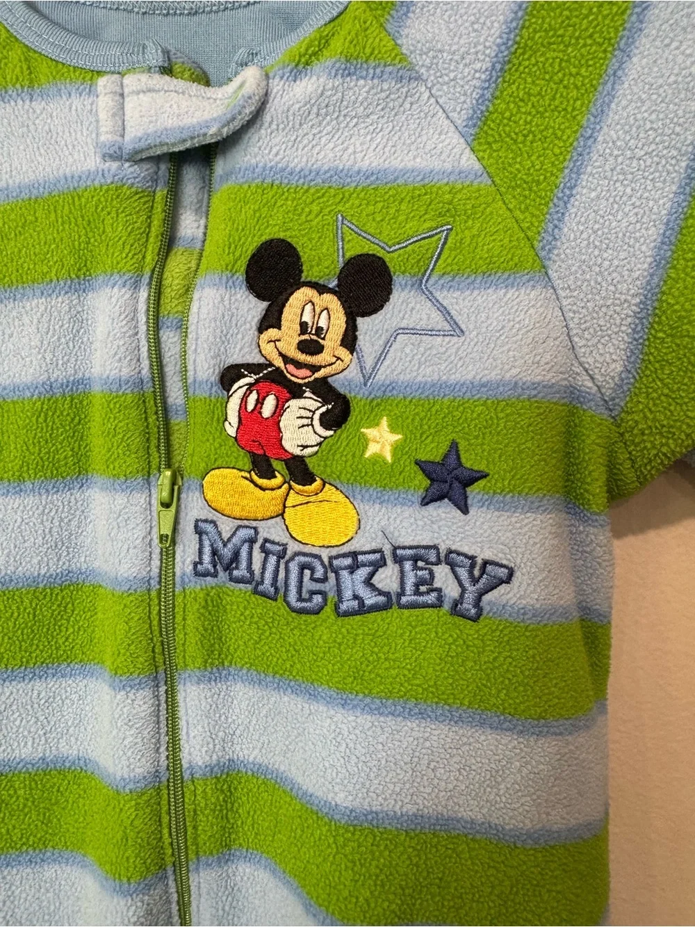 Disney Mickey Mouse  pajamas  One-piece Shortall 18 Months